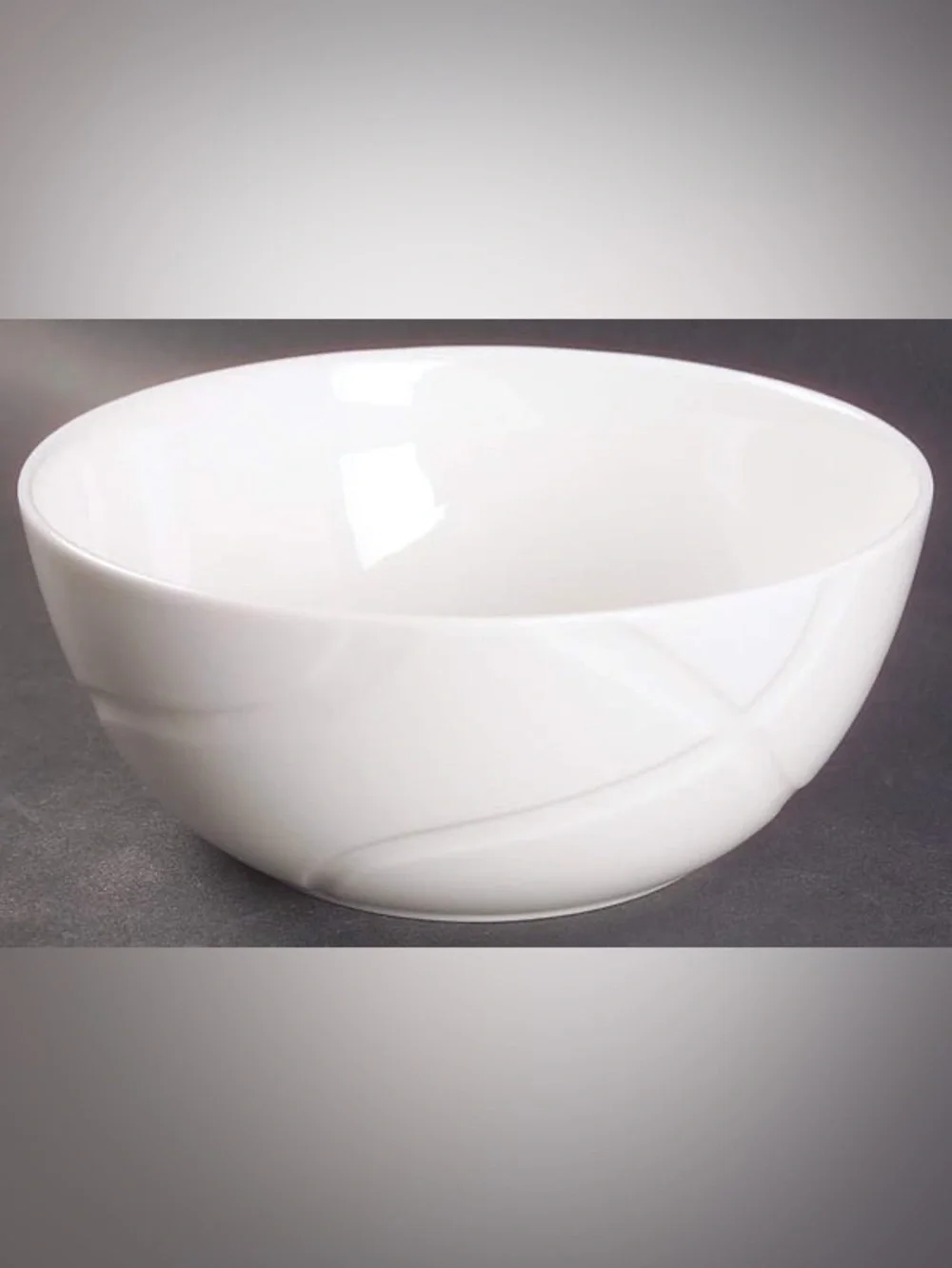Vibe by Lenox Soup Cereal Bowl White Porcelain Discontinued Rare
